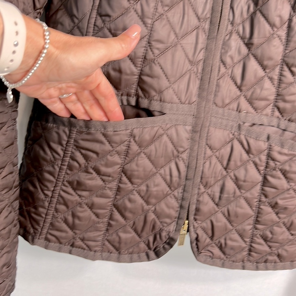 Tommy Hilfiger Brown Quilted Jacket size S/P - Picture 3 of 7